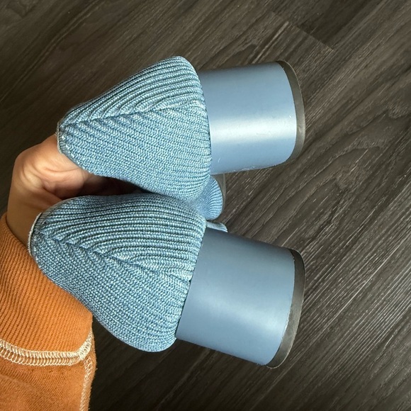 Vivaia Melody 2.0 Square Toe Chunky Heel Denim Blue - Picture 7 of 11